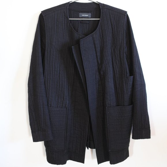 Isabel Marant Quilted Coat Womens Sz 34